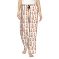 thumbnail image 1 of Uemuo Labrador Retriever Dog Pattern Women's Wide Leg Palazzo Lounge Pants with Pockets Light Weight Loose Comfy Casual Pajama Pants-Large, 1 of 9