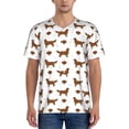 thumbnail image 1 of Uemuo Labrador Retriever Dog Print Mens Polo Shirts Baseball T-shirt Performance Short Sleeve Golf Shirt Moisture Wicking Athletic Casual Collared T-Shirt-XX-Large, 1 of 7