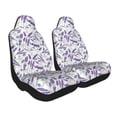 thumbnail image 1 of Uemuo Lavender Flowers Pattern Car Seat Covers for Front Seats Waterproof Seat Covers for Cars, Universal Auto Front Seats Protector Fits for Car-2 PCS, 1 of 6