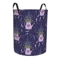 thumbnail image 1 of Uemuo Lavender Flowers Pattern Circular Laundry Hamper Basket with handles,Collapsible laundry basket,Large capacity laundry hamper,Laundry Organizer-, 1 of 8