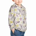 Uemuo Lavender Flowers Pattern Rash Guard for Boys Girls Long Sleeve
