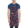 thumbnail image 1 of Uemuo Lavender Flowers Pattern Waterproof Apron Adjustable Dishwasher Apron- Apron for Women Men Heavy Duty Work Apron for Dishwashing Chemical Lab, 1 of 1