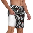 thumbnail image 1 of Uemuo Laying Hens And Roosters Pattern Mens Swim Trunks Quick Dry Board Shorts with Mesh Lining, Stretch Beach Shorts Quick Dry No-Chafing Board Shorts-Small, 1 of 9