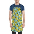 thumbnail image 1 of Uemuo Lemon Pattern Waterproof Apron Adjustable Dishwasher Apron- Apron for Women Men Heavy Duty Work Apron for Dishwashing Chemical Lab, 1 of 9