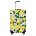 thumbnail image 1 of Uemuo Lemon Seamless Pattern Oil Painting Effect Printed Washable Luggage Cover - Fashion Suitcase Protector Fits 18-32 Inch Luggage -Small, 1 of 9