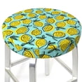 thumbnail image 1 of Uemuo Lemon1 Pattern Round Bar Stool Seat Covers Washable Stool Cushion Slipcover Elastic Bar Chair Covers-12 inch, 1 of 7