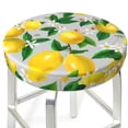 thumbnail image 1 of Uemuo Lemon1 Pattern Round Bar Stool Seat Covers Washable Stool Cushion Slipcover Elastic Bar Chair Covers-13 inch, 1 of 7