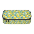 thumbnail image 1 of Uemuo Lemons Chamomile Flowers And Leaves Printed Large Pencil Case, Big Capacity Pencil Pouch Stationery Pen Bag, Storage High Capacity Bag Pouch Holder Box Organizer, Marker Pen Case, 1 of 9