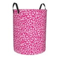 thumbnail image 1 of Uemuo Leopard Pattern Circular Laundry Hamper Basket with handles,Collapsible laundry basket,Large capacity laundry hamper,Laundry Organizer-, 1 of 8