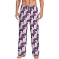 thumbnail image 1 of Uemuo Leopard Print Pattern Men's Wide Leg Palazzo Lounge Pants with Pockets Light Weight Loose Comfy Casual Pajama Pants-Medium, 1 of 9
