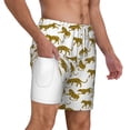 thumbnail image 1 of Uemuo Leopard Print Pattern Mens Swim Trunks Quick Dry Board Shorts with Mesh Lining, Stretch Beach Shorts Quick Dry No-Chafing Board Shorts-XX-Large, 1 of 9