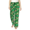 thumbnail image 1 of Uemuo Leopard Print Pattern Women's Wide Leg Palazzo Lounge Pants with Pockets Light Weight Loose Comfy Casual Pajama Pants-Medium, 1 of 9