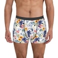 thumbnail image 1 of Uemuo Lilies Flowers Pattern Men's Boxer Briefs,Trunk Anti-Chafing,Comfortable, Durable, and Stylish Underwear-XX-Large, 1 of 9