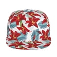 thumbnail image 1 of Uemuo Lilies Flowers Pattern Women's Baseball Cap,Straight Brim Hat,Golf Dad Hat,Travel Hat,Sun Protection Cap,Everyday Accessory, 1 of 9