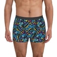 thumbnail image 1 of Uemuo Love Music Pattern Men's Boxer Briefs,Trunk Anti-Chafing,Comfortable, Durable, and Stylish Underwear-Small, 1 of 9