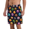 thumbnail image 1 of Uemuo Lovely Planet Pattern Men's Swim Trunks Hawaiian Beach Bathing Suit Swimsuits Beach Quick-Dry Shorts with Pockets-, 1 of 9