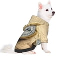 thumbnail image 1 of Uemuo Magnetic Old Compass On World Map for Winter Dog Hoodie Sweatshirts with Pockets Warm Dog Clothes for Small Dogs Chihuahua-Large, 1 of 8