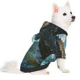 thumbnail image 1 of Uemuo Majestic Eagle Over Castle for Winter Dog Hoodie Sweatshirts with Pockets Warm Dog Clothes for Small Dogs Chihuahua-XX-Large, 1 of 8