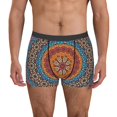 thumbnail image 1 of Uemuo Mandala Pattern Men's Boxer Briefs,Trunk Anti-Chafing,Comfortable, Durable, and Stylish Underwear-Large, 1 of 9