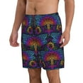 thumbnail image 1 of Uemuo Mandalas Dragonfly Pattern Men's Swim Trunks Hawaiian Beach Bathing Suit Swimsuits Beach Quick-Dry Shorts with Pockets-3X-Large, 1 of 9