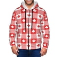 thumbnail image 1 of Uemuo Maple Leaves1 for Men's Fashion Full-zip Hoodies & Sweatshirts with Kangaroo Pocket, Zip-up Hooded Sweatshirt, Moisture Wicking & Breathable-Large, 1 of 5