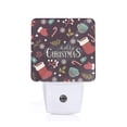 thumbnail image 1 of Uemuo Merry Christmas Night Light, Night Lights Plug into Wall, Dusk to Dawn Sensor Warm White Led Night Light 0.5W-US, 1 of 9