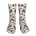 thumbnail image 1 of Uemuo Mexican Bright Style for 16in Socks, Cotton Socks Sports Socks Knee High Socks Comfortable Socks For Men, Women, 1 of 7