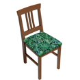 thumbnail image 1 of Uemuo Monstera Leaves Pattern Waterproof Square Couch Cushion Covers, Magic Sofa Covers Washable, Stretch Sofa Seat Cushion Slipcovers, 1 of 9