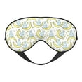 Uemuo Moon And Rabbit Pattern Sleep Eye Mask Light Blocking Sleep