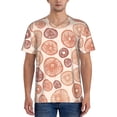 thumbnail image 1 of Uemuo Mushrooms2 Print Mens Polo Shirts Baseball T-shirt Performance Short Sleeve Golf Shirt Moisture Wicking Athletic Casual Collared T-Shirt-4X-Large, 1 of 7