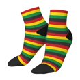 thumbnail image 1 of Uemuo Music Colors 1 Printed Crew Socks, Moisture-Wicking Socks, Athletic Socks for Men Breathable Cushion Socks Casual Sport Socks for Running Traveling, 1 of 6