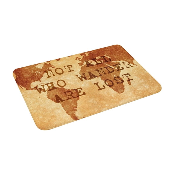 Uemuo Not All Those Who Wander Are Lost2 Printed Door Mat Indoor Doormat 16"x24",Front Back Door Mats Non Slip Entrance Rugs,Inside Doormats for Entryway
