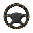thumbnail image 1 of Uemuo Not All Who Wander Are Lost Hiking Printed Car Elastic Steering Wheel Cover - Universal Car Accessory for Diverse Cars Anti-Slip, and Comfortable- 15", 1 of 8