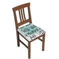 thumbnail image 1 of Uemuo Not All Who Wander Are Lost1 Pattern Waterproof Square Couch Cushion Covers, Magic Sofa Covers Washable, Stretch Sofa Seat Cushion Slipcovers, 1 of 9