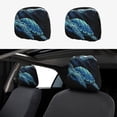 thumbnail image 1 of Uemuo Ocean Turtle Printed 2 PCS Car All-Inclusive Headrest Cover, Headrest Protector, Soft Elastic Breathable Seat Headrest Anti-Dirty Cover Headrest Cover Protector, 1 of 6
