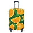 thumbnail image 1 of Uemuo Orange Printed Washable Luggage Cover - Fashion Suitcase Protector Fits 18-32 Inch Luggage -Large, 1 of 9