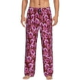 thumbnail image 1 of Uemuo Orchids Flowers Pattern Men's Wide Leg Palazzo Lounge Pants with Pockets Light Weight Loose Comfy Casual Pajama Pants-XX-Large, 1 of 9