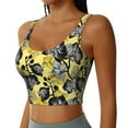 thumbnail image 1 of Uemuo Orchids Flowers Pattern Women's Sports Bra - High Impact Support, Breathable, and Comfortable Athletic Bra for Running, Yoga, and Workouts, 1 of 9