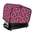 thumbnail image 1 of Uemuo Orchids Flowers Print Toaster Cover 2 Slice, Small Kitchen Appliance Covers, Toaster Oven Cover with Loop, Bread Machine Cover Dust Cover Protection, 1 of 7