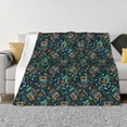thumbnail image 1 of Uemuo Owl Doodle Printed Throw Blanket for Couch, Fluffy Fuzzy Blankets for Bed, Sofa, Cozy Flannel Faux Fur Blanket-50"x40", 1 of 6