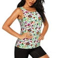 thumbnail image 1 of Uemuo Paisley Pattern Workout Tank Tops for Women Breathable Moisture-wicking tank top Sleeveless Running Loose Fit Yoga Tops Active Shirts Sports Gym Exercise, 1 of 9