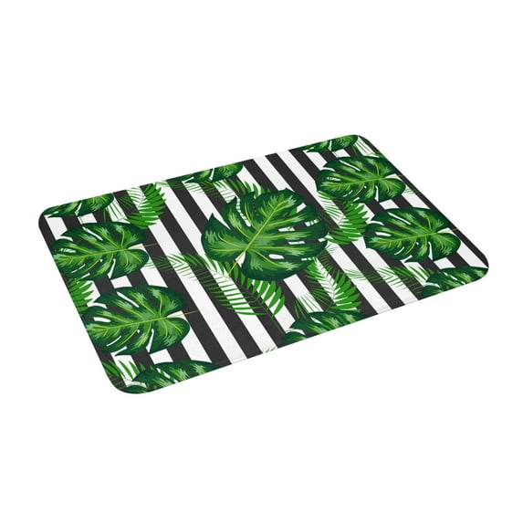 Uemuo Palm Greenery Printed Door Mat Indoor Doormat 16"x24",Front Back Door Mats Non Slip Entrance Rugs,Inside Doormats for Entryway