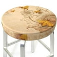 thumbnail image 1 of Uemuo Pattern Round Bar Stool Seat Covers Washable Stool Cushion Slipcover Elastic Bar Chair Covers-13 inch, 1 of 7