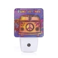 thumbnail image 1 of Uemuo Peace And Love Night Light, Night Lights Plug into Wall, Dusk to Dawn Sensor Warm White Led Night Light 0.5W-EU, 1 of 9