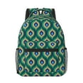 thumbnail image 1 of Uemuo Peacock'S Tail Printed Student Durable Water-resistant Backpack,Travel Backpack,Outdoor Activities Backpack, Laptop Backpack, Multi-compartment Backpack, 1 of 5