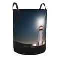 thumbnail image 1 of Uemuo Peggy's Cove Lighthouse Pattern Circular Laundry Hamper Basket with handles,Collapsible laundry basket,Large capacity laundry hamper,Laundry Organizer-Medium, 1 of 8