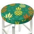 thumbnail image 1 of Uemuo Pineapples1 Pattern Round Bar Stool Seat Covers Washable Stool Cushion Slipcover Elastic Bar Chair Covers-13 inch, 1 of 7
