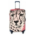 thumbnail image 1 of Uemuo Pink Cheetah Art Printed Washable Luggage Cover - Fashion Suitcase Protector Fits 18-32 Inch Luggage -Large, 1 of 9