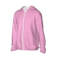 thumbnail image 1 of Uemuo Pink Pattern Women's Full Zip UPF 50+ Sun Protection Hoodie Jacket Long Sleeve Sun Shirt Hiking Outdoor Performance with Pockets-Small, 1 of 9