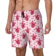 thumbnail image 1 of Uemuo Pink gift with ribbon Pattern Mens Swim Trunks Quick Dry Board Shorts with Mesh Lining, Stretch Beach Shorts Quick Dry No-Chafing Board Shorts-X-Large, 1 of 6
